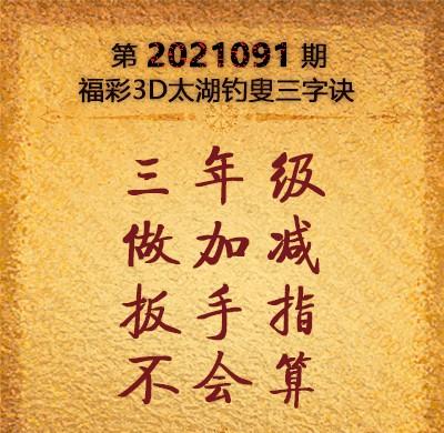 今日太湖钓叟3D字谜解析，三字诀揭秘