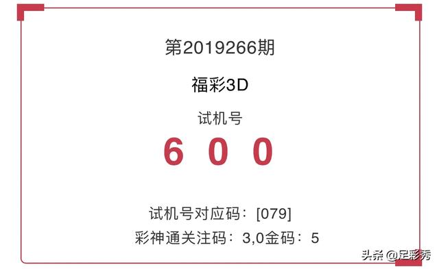 3D今晚试机号最新开奖结果，揭秘数字背后的幸运与期待
