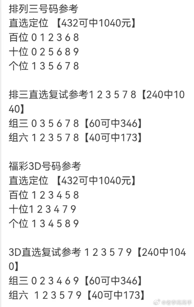 福彩3D第67期开奖揭秘，数字背后的幸运与希望