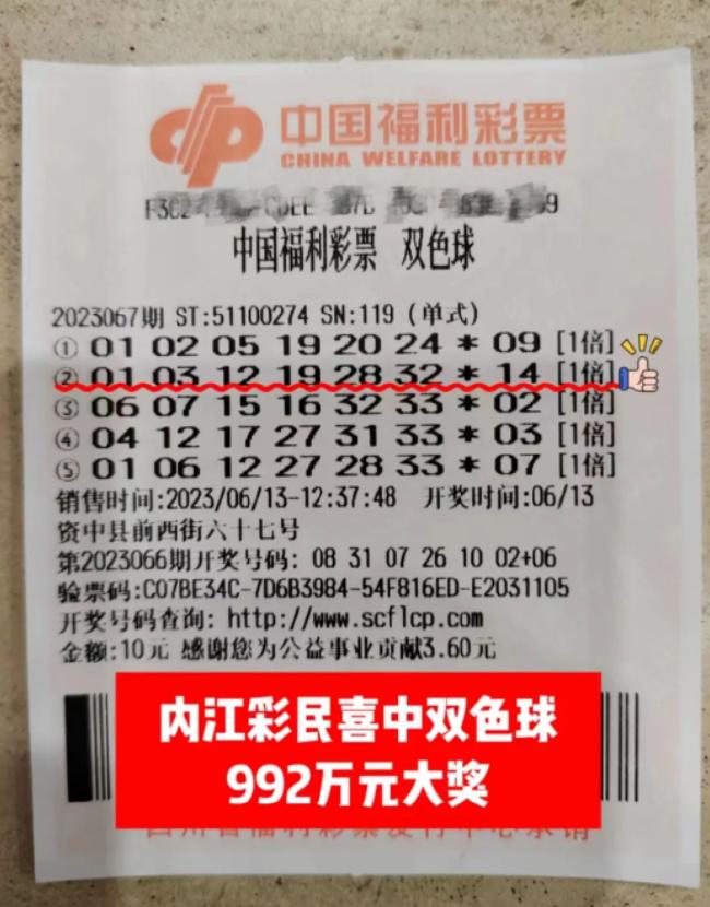 2023年双色球奇迹，一张中奖彩票的非凡之旅