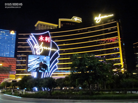 澳门六大赌场夜景图片，璀璨灯火下的奢华与梦幻